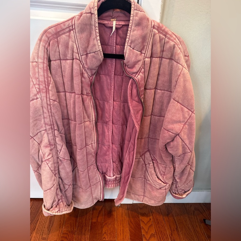 Free People Dolman Quilted Knit Jacket